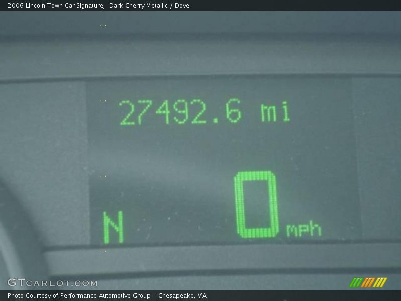 Dark Cherry Metallic / Dove 2006 Lincoln Town Car Signature