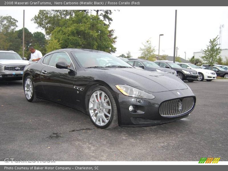 Nero Carbonio (Metallic Black) / Rosso Corallo (Red) 2008 Maserati GranTurismo