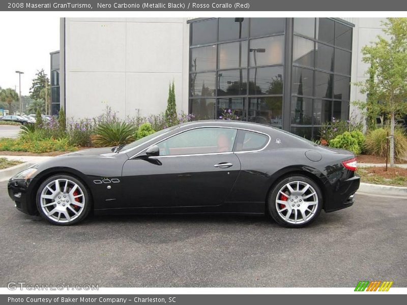 Nero Carbonio (Metallic Black) / Rosso Corallo (Red) 2008 Maserati GranTurismo