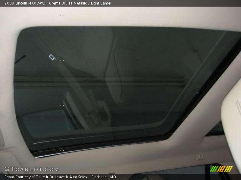 Creme Brulee Metallic / Light Camel 2008 Lincoln MKX AWD