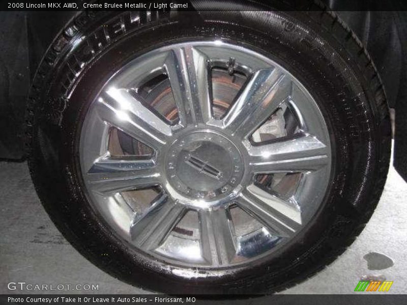 Creme Brulee Metallic / Light Camel 2008 Lincoln MKX AWD