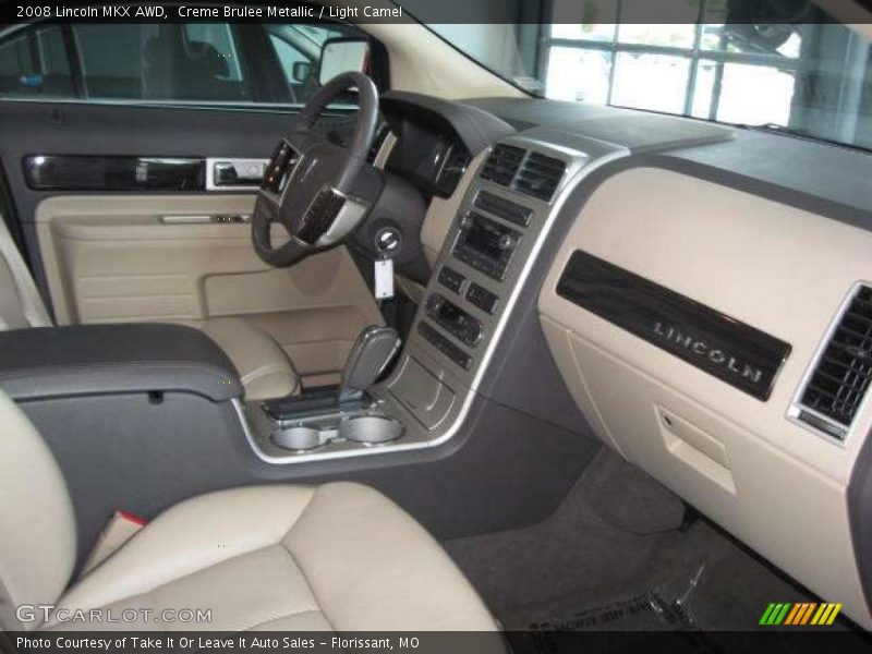 Creme Brulee Metallic / Light Camel 2008 Lincoln MKX AWD