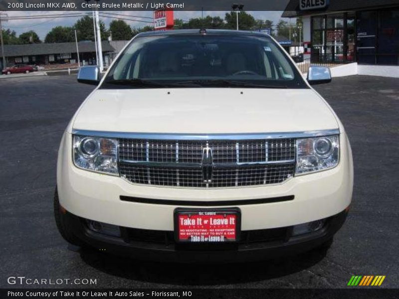 Creme Brulee Metallic / Light Camel 2008 Lincoln MKX AWD