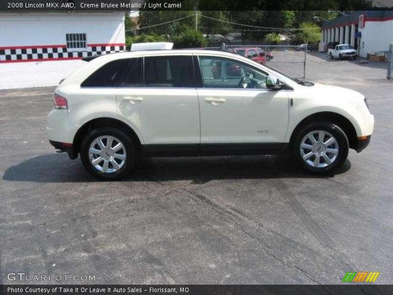 Creme Brulee Metallic / Light Camel 2008 Lincoln MKX AWD