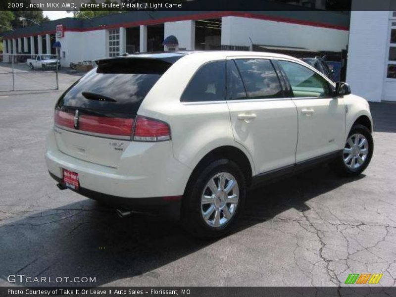 Creme Brulee Metallic / Light Camel 2008 Lincoln MKX AWD