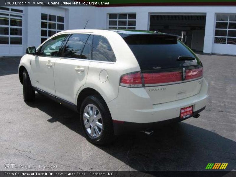 Creme Brulee Metallic / Light Camel 2008 Lincoln MKX AWD