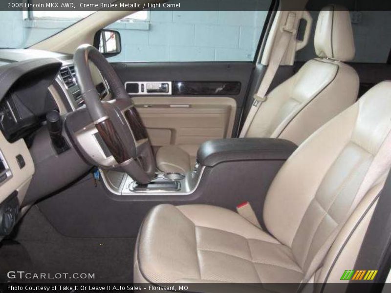 Creme Brulee Metallic / Light Camel 2008 Lincoln MKX AWD