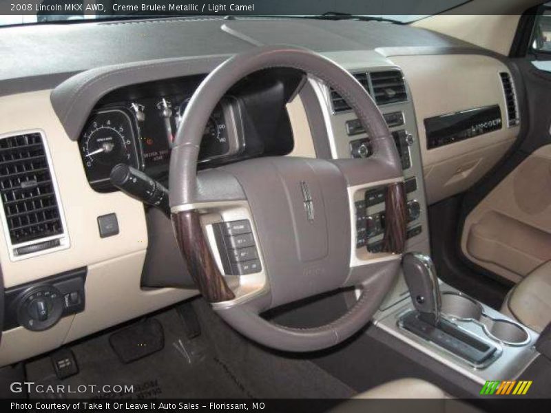 Creme Brulee Metallic / Light Camel 2008 Lincoln MKX AWD