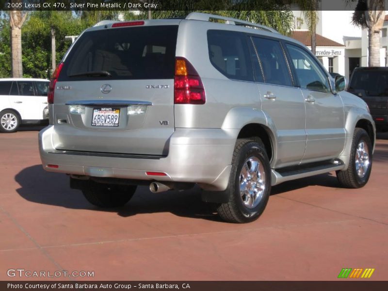 Silver Pine Metallic / Dark Gray 2005 Lexus GX 470