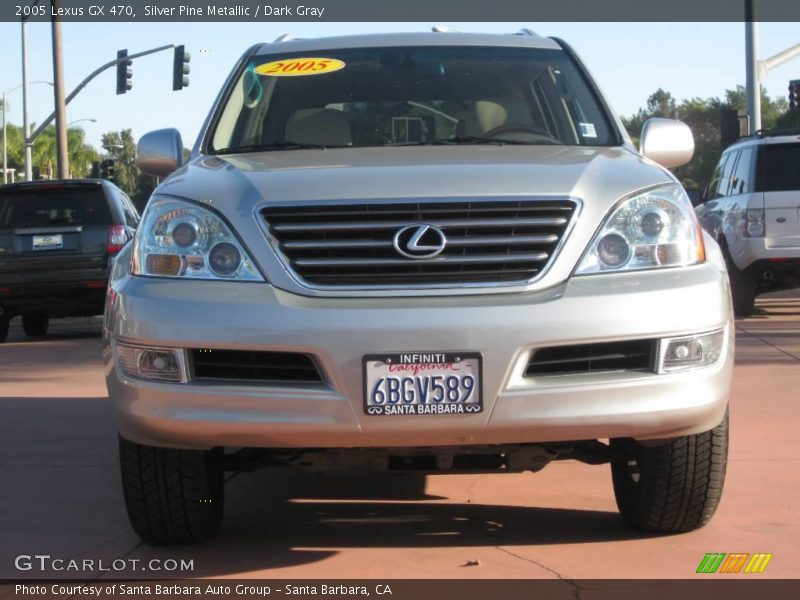 Silver Pine Metallic / Dark Gray 2005 Lexus GX 470