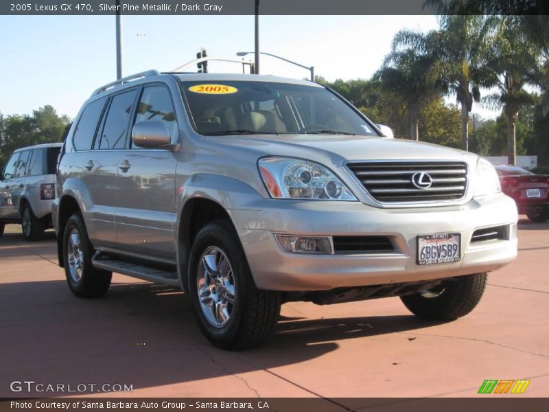 Silver Pine Metallic / Dark Gray 2005 Lexus GX 470