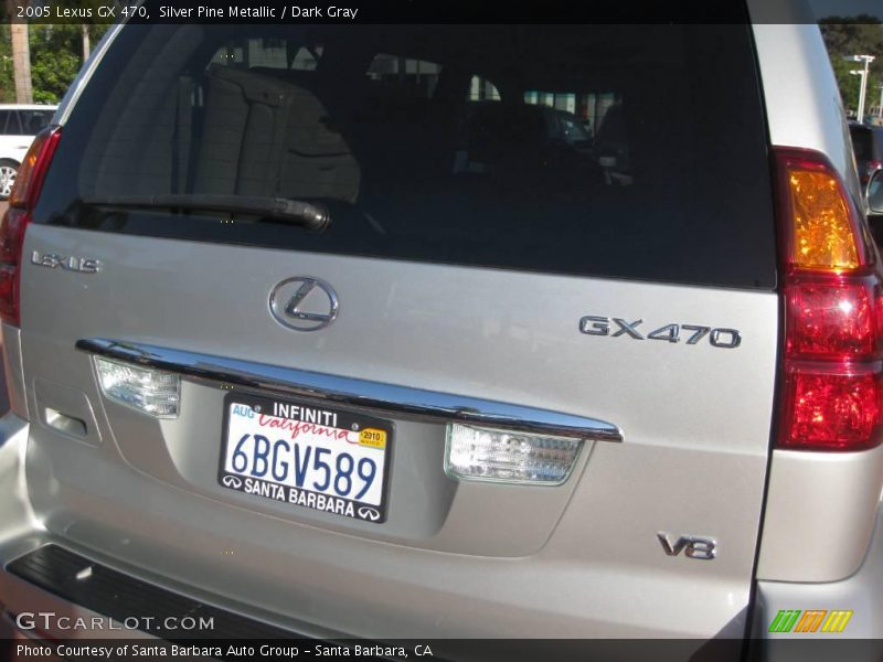 Silver Pine Metallic / Dark Gray 2005 Lexus GX 470