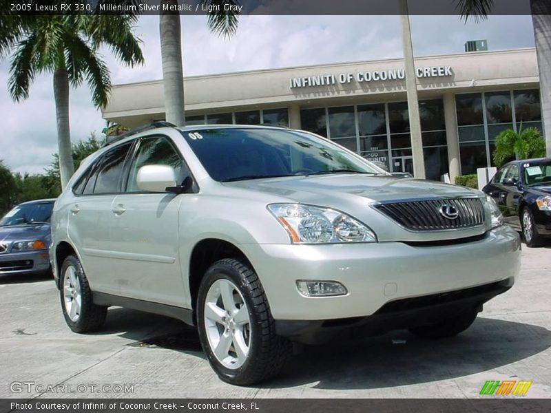 Millenium Silver Metallic / Light Gray 2005 Lexus RX 330