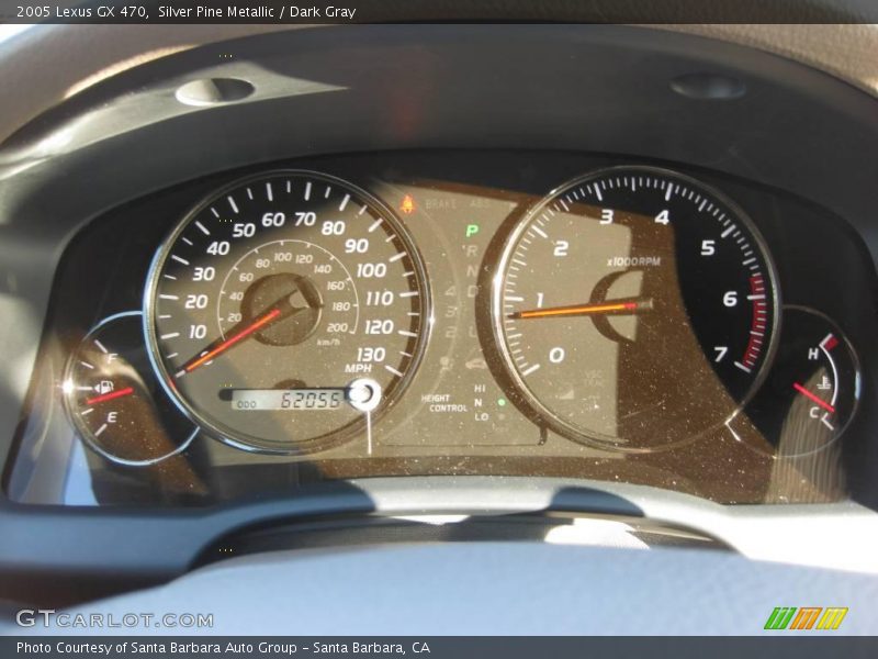 Silver Pine Metallic / Dark Gray 2005 Lexus GX 470