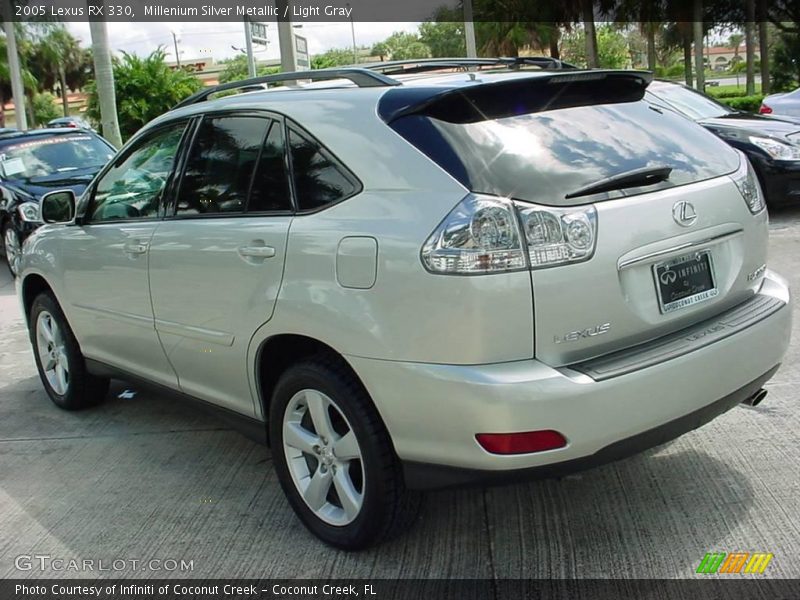 Millenium Silver Metallic / Light Gray 2005 Lexus RX 330