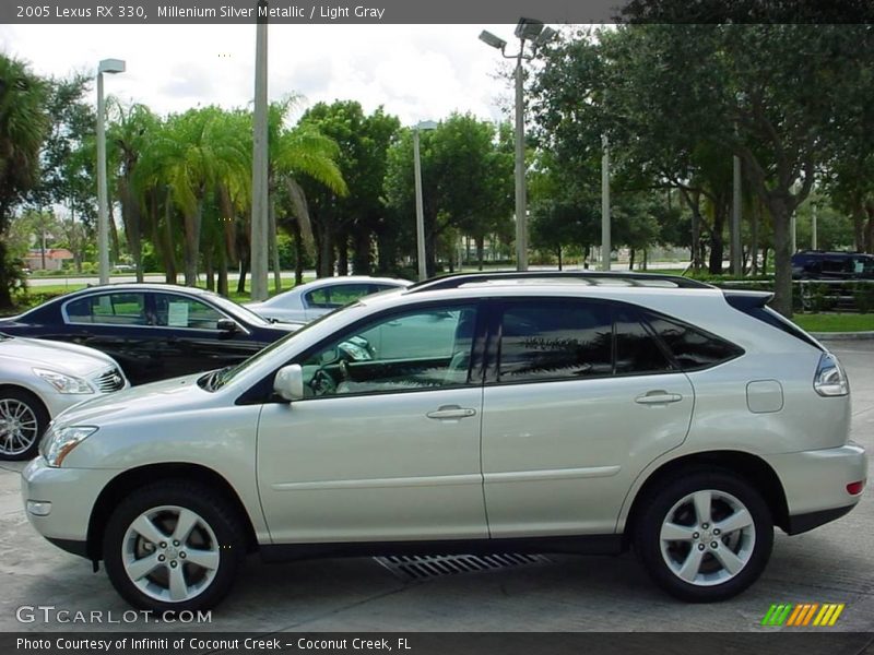 Millenium Silver Metallic / Light Gray 2005 Lexus RX 330