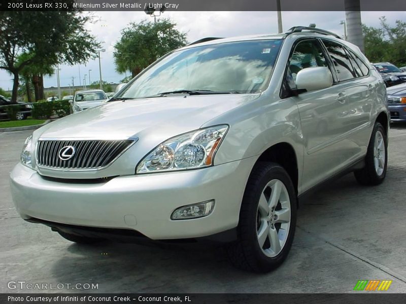 Millenium Silver Metallic / Light Gray 2005 Lexus RX 330