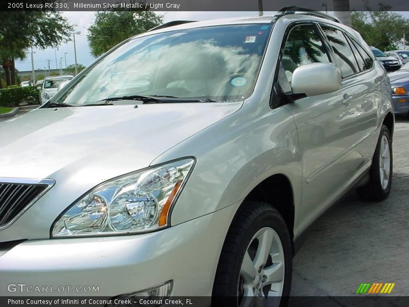 Millenium Silver Metallic / Light Gray 2005 Lexus RX 330
