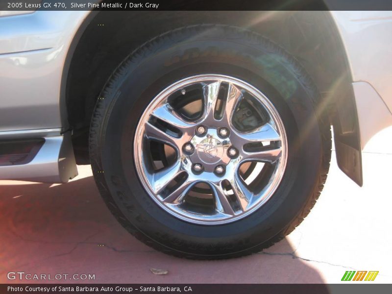 Silver Pine Metallic / Dark Gray 2005 Lexus GX 470