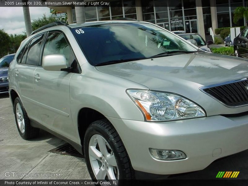 Millenium Silver Metallic / Light Gray 2005 Lexus RX 330