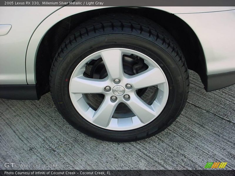Millenium Silver Metallic / Light Gray 2005 Lexus RX 330