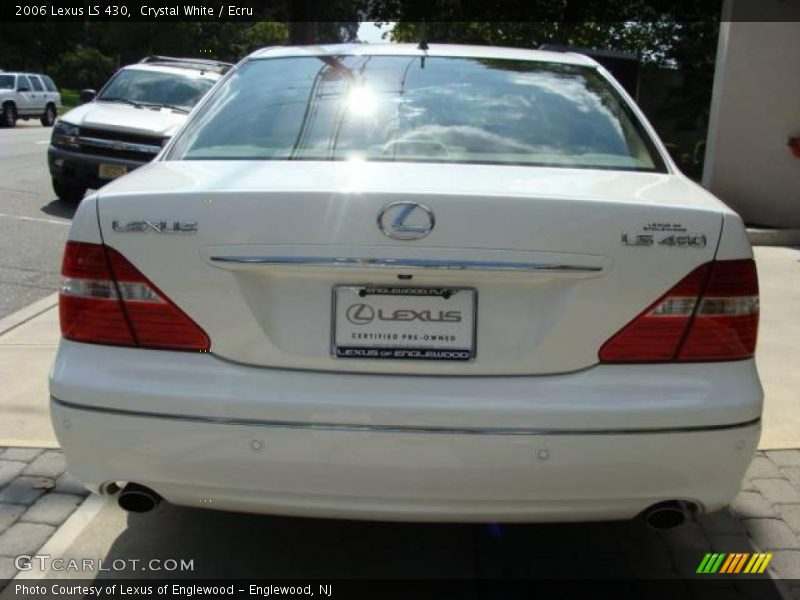 Crystal White / Ecru 2006 Lexus LS 430
