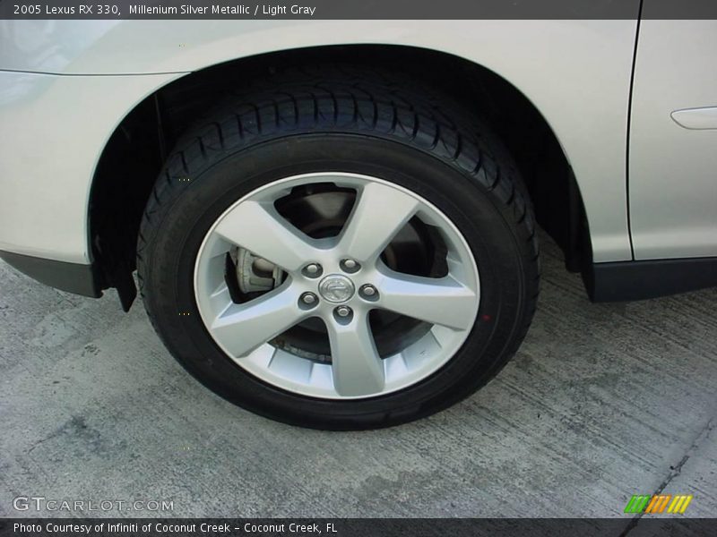 Millenium Silver Metallic / Light Gray 2005 Lexus RX 330