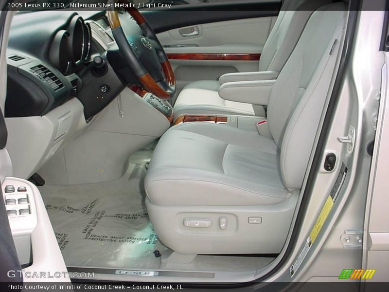 Millenium Silver Metallic / Light Gray 2005 Lexus RX 330