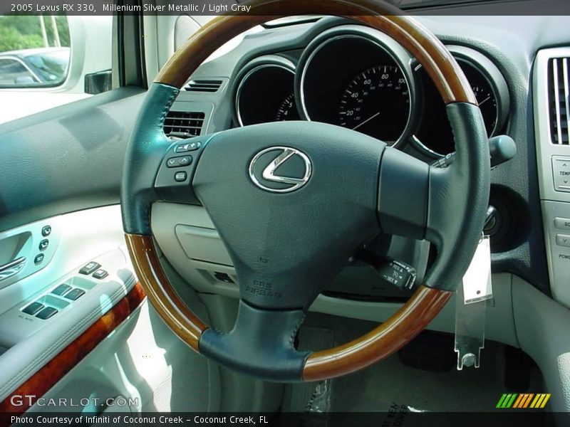 Millenium Silver Metallic / Light Gray 2005 Lexus RX 330