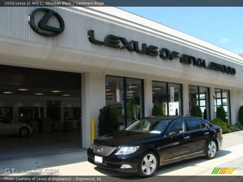 Obsidian Black / Cashmere Beige 2009 Lexus LS 460 L