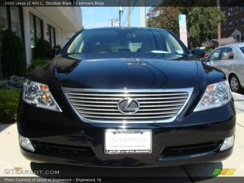 Obsidian Black / Cashmere Beige 2009 Lexus LS 460 L