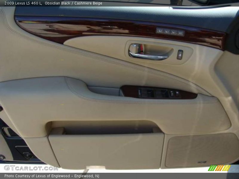 Obsidian Black / Cashmere Beige 2009 Lexus LS 460 L