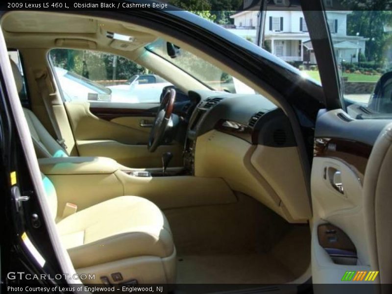 Obsidian Black / Cashmere Beige 2009 Lexus LS 460 L