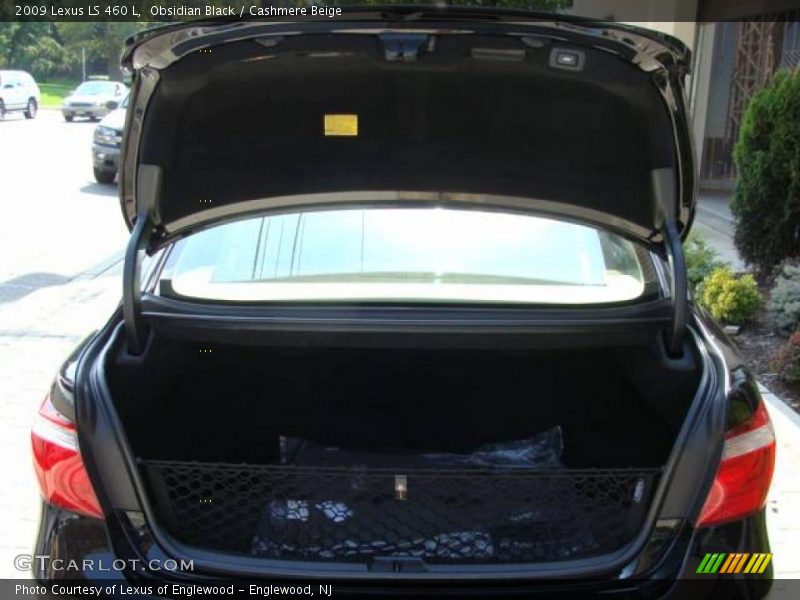 Obsidian Black / Cashmere Beige 2009 Lexus LS 460 L