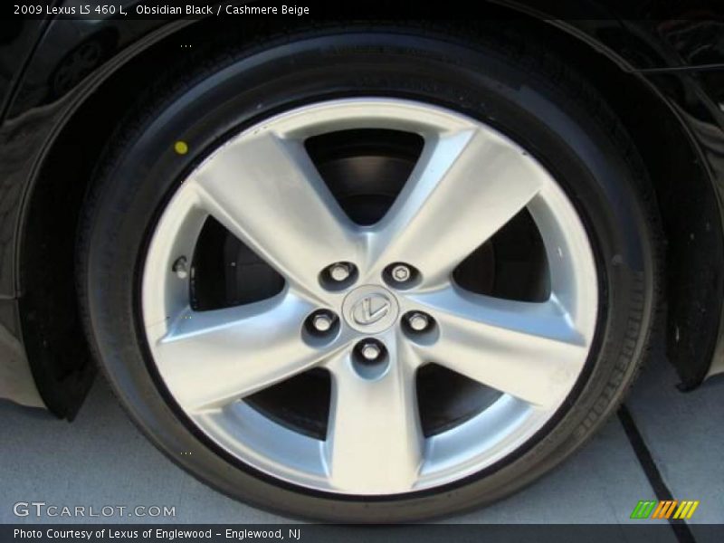 Obsidian Black / Cashmere Beige 2009 Lexus LS 460 L