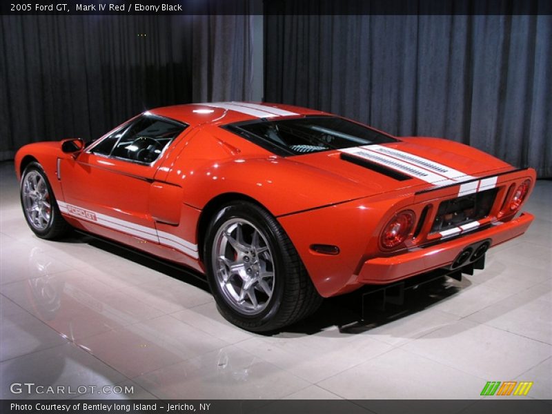 Mark IV Red / Ebony Black 2005 Ford GT