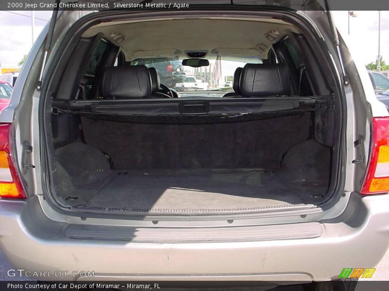 Silverstone Metallic / Agate 2000 Jeep Grand Cherokee Limited