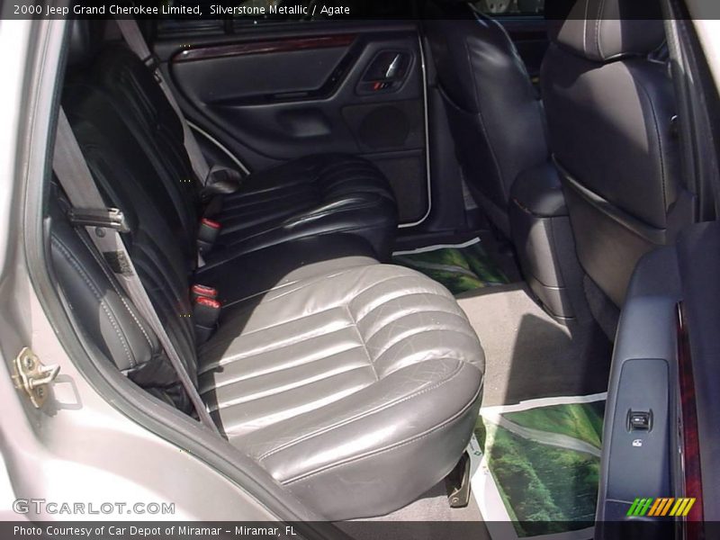 Silverstone Metallic / Agate 2000 Jeep Grand Cherokee Limited