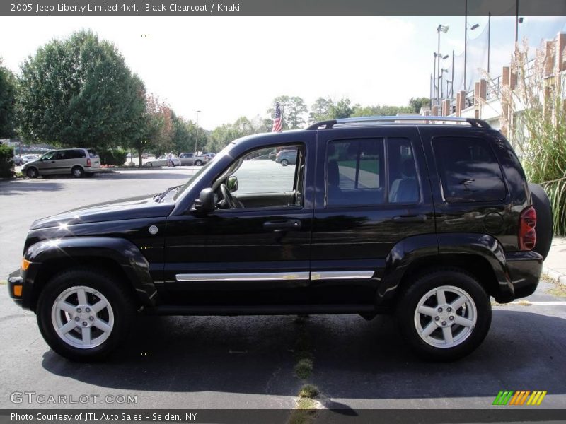 Black Clearcoat / Khaki 2005 Jeep Liberty Limited 4x4