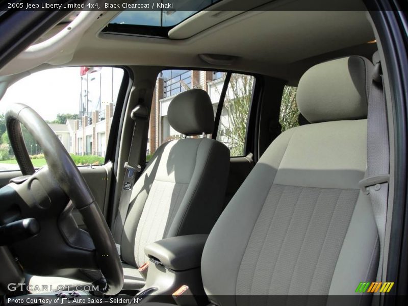 Black Clearcoat / Khaki 2005 Jeep Liberty Limited 4x4