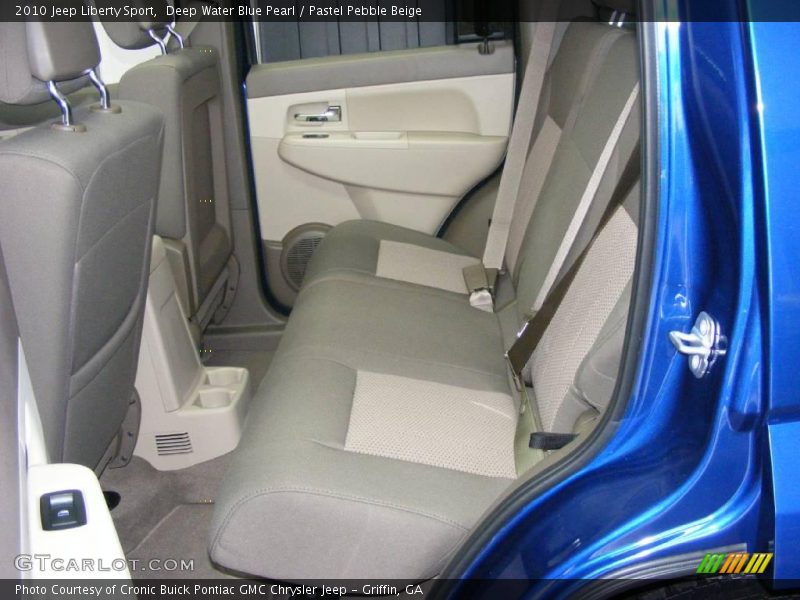 Deep Water Blue Pearl / Pastel Pebble Beige 2010 Jeep Liberty Sport