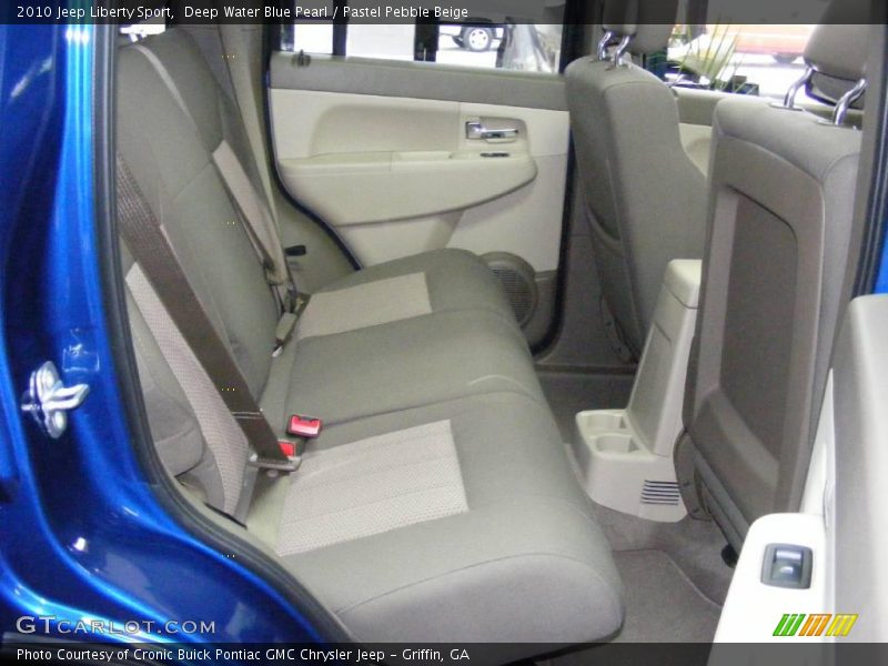 Deep Water Blue Pearl / Pastel Pebble Beige 2010 Jeep Liberty Sport