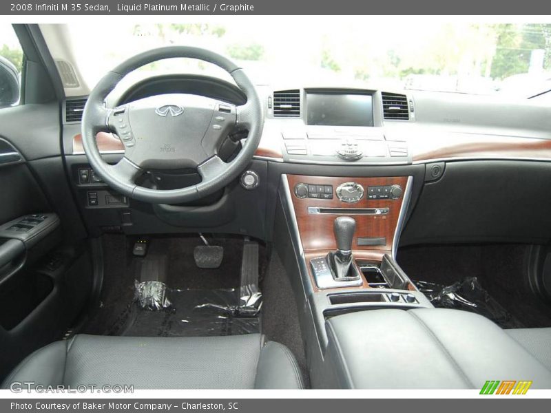 Liquid Platinum Metallic / Graphite 2008 Infiniti M 35 Sedan