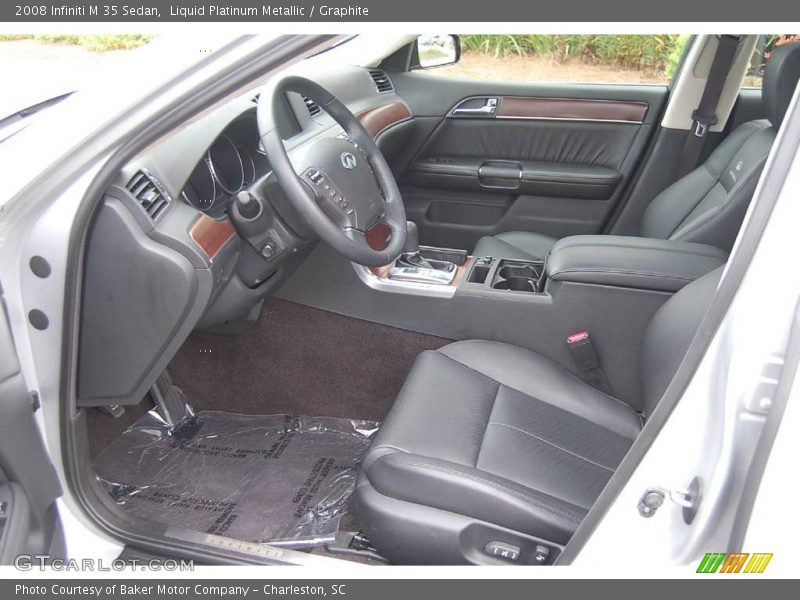 Liquid Platinum Metallic / Graphite 2008 Infiniti M 35 Sedan