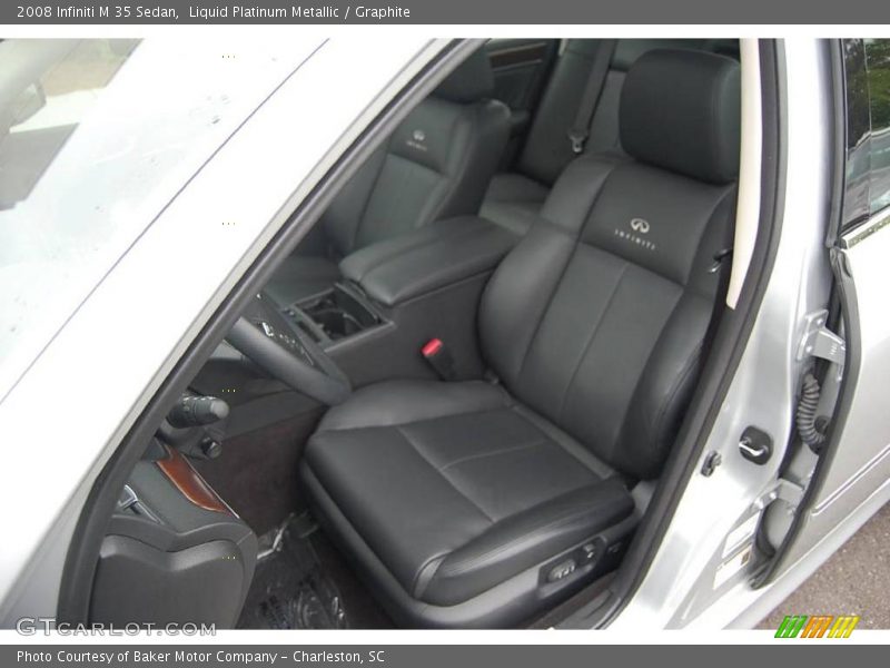 Liquid Platinum Metallic / Graphite 2008 Infiniti M 35 Sedan