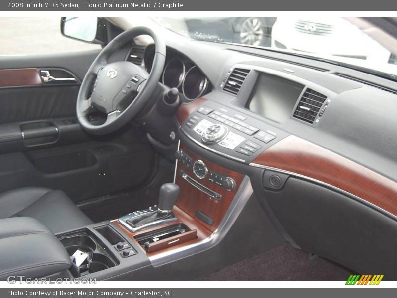 Liquid Platinum Metallic / Graphite 2008 Infiniti M 35 Sedan