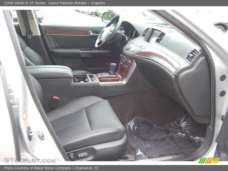 Liquid Platinum Metallic / Graphite 2008 Infiniti M 35 Sedan