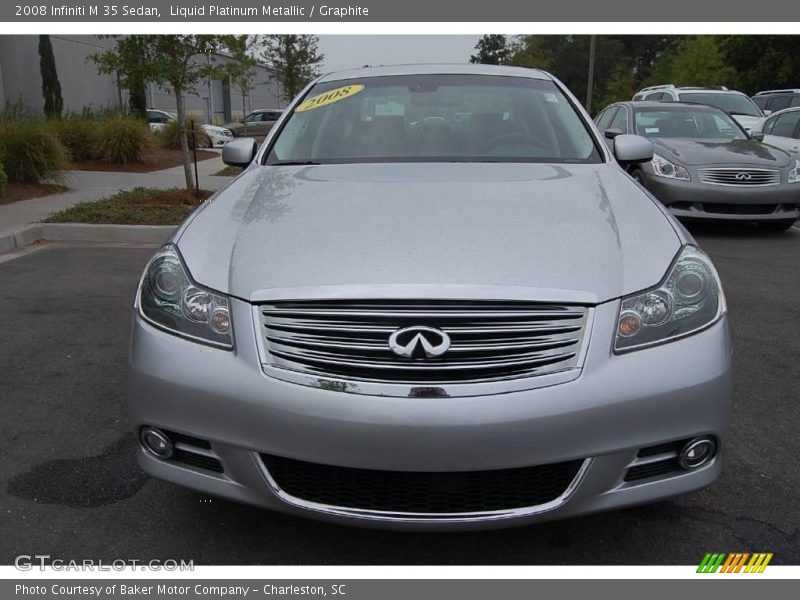 Liquid Platinum Metallic / Graphite 2008 Infiniti M 35 Sedan