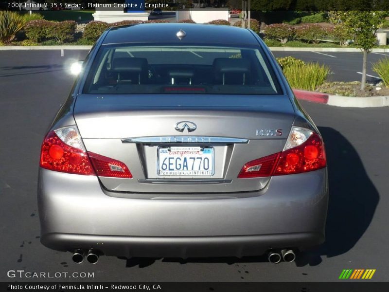 Platinum Graphite / Graphite 2008 Infiniti M 35 S Sedan