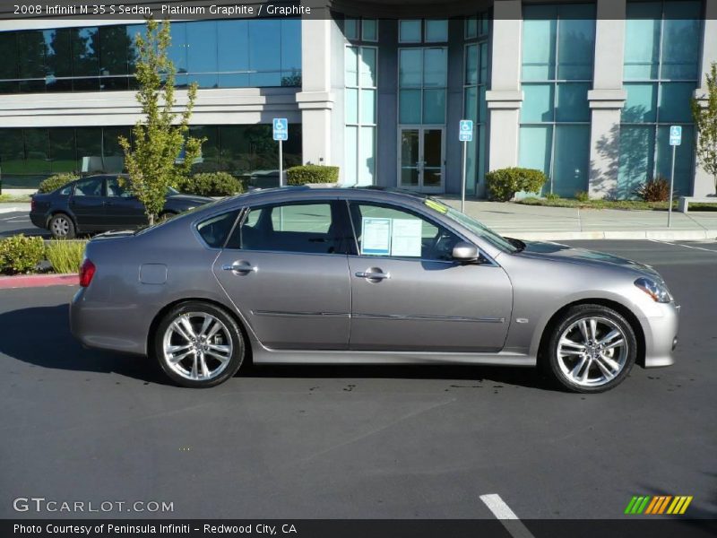 Platinum Graphite / Graphite 2008 Infiniti M 35 S Sedan